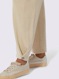 Pantalon en jersey modal avec ceinture gainante et poches