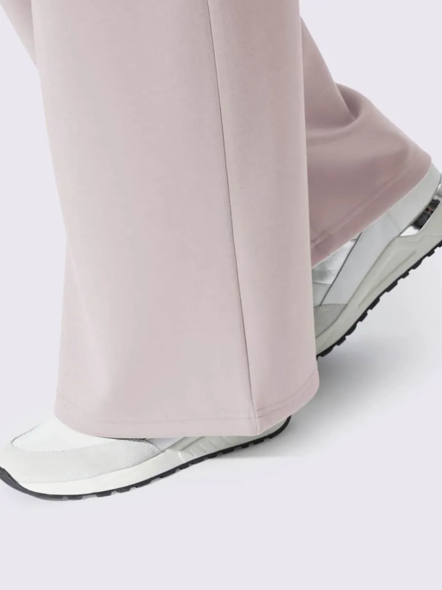 Pantalon en jersey pinces tendance