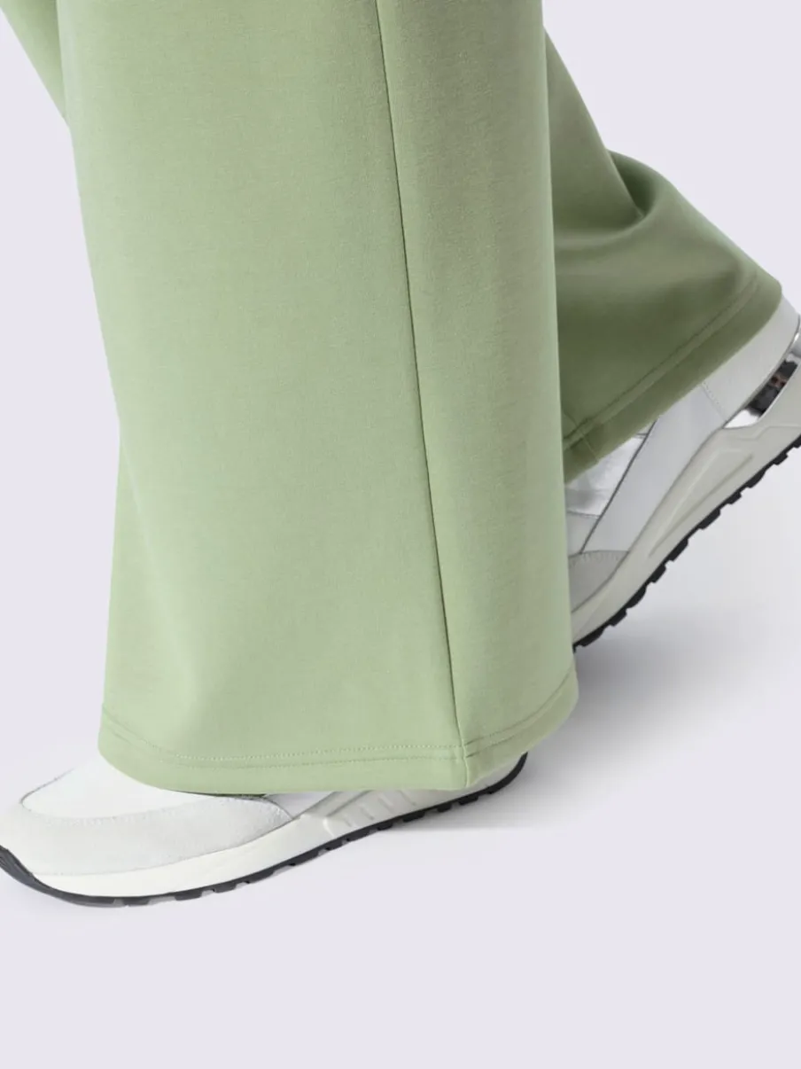 Pantalon en jersey pinces tendance