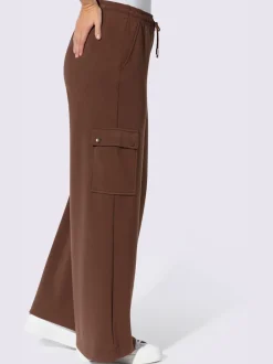 Pantalon en jersey à poches cargo larges confortables