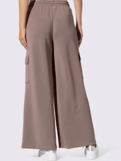Pantalon en jersey à poches cargo larges confortables