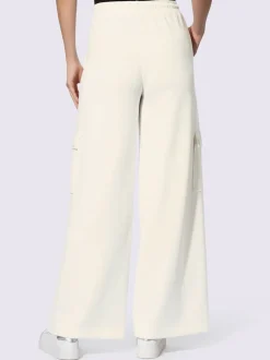 Pantalon en jersey à poches cargo larges confortables