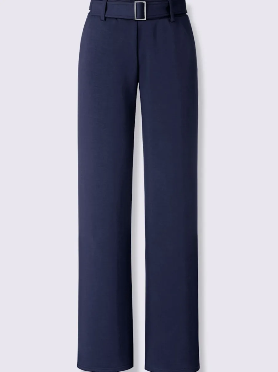 Pantalon en jersey qualité jersey extensible, souple et confortable