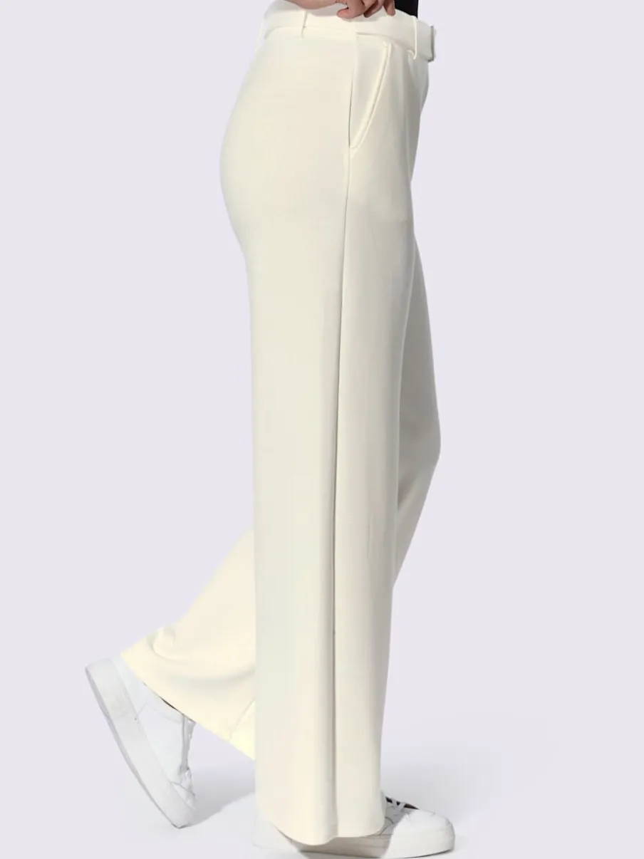 Pantalon en jersey qualité jersey extensible, souple et confortable