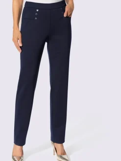 Pantalon en jersey tricoté