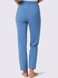 Pantalon en modal viscose avec ceinture à nouer et poches