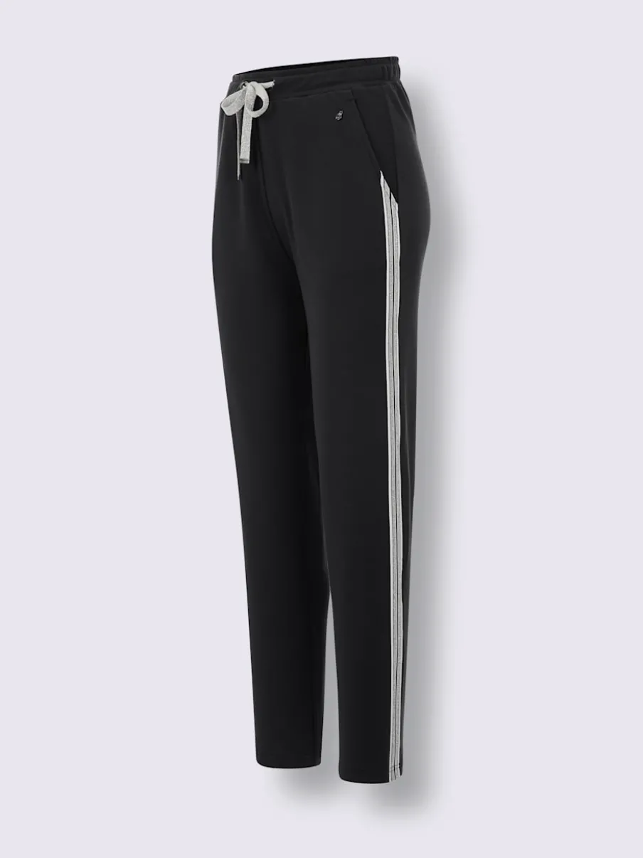 Pantalon en modal viscose avec ceinture à nouer et poches