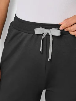 Pantalon en modal viscose avec ceinture à nouer et poches