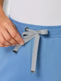 Pantalon en modal viscose avec ceinture à nouer et poches