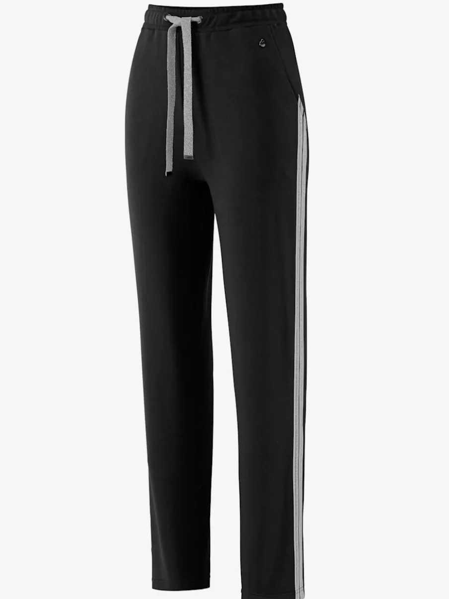 Pantalon en modal viscose avec ceinture à nouer et poches