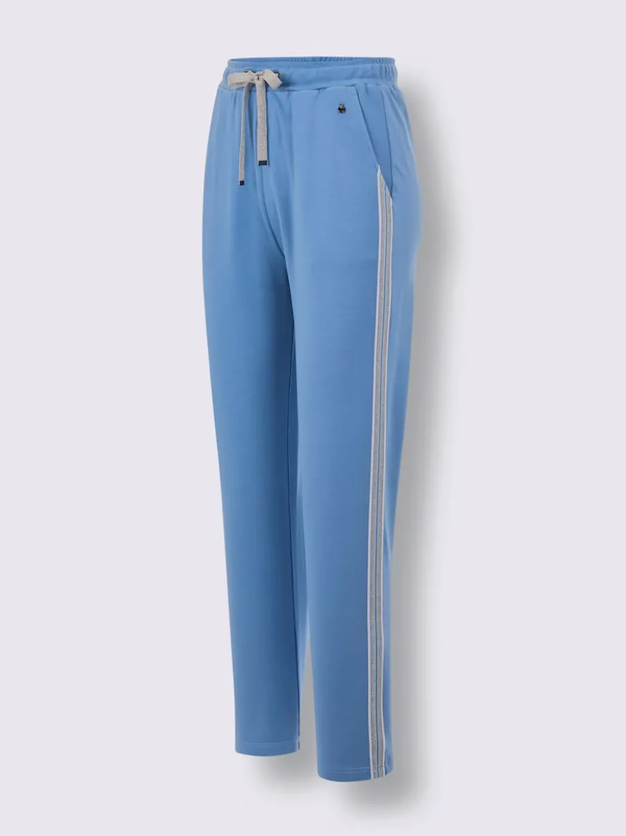 Pantalon en modal viscose avec ceinture à nouer et poches