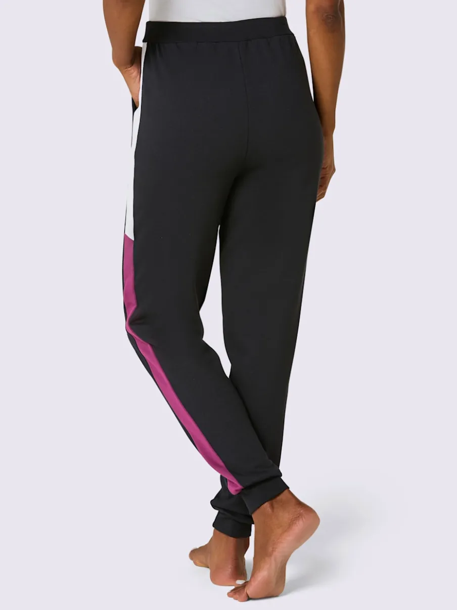 Pantalon en sweat avec ceinture élastique et poches