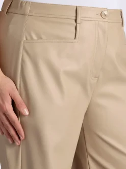Pantalon en synthétique ceinture élastique au dos