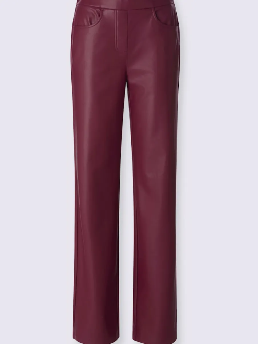 Pantalon en synthétique coupe confortable