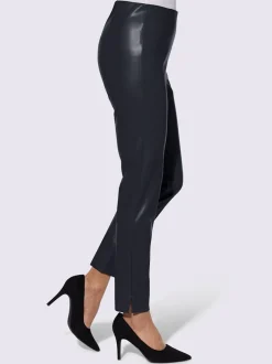 Pantalon en synthétique souple avec large ceinture élastique