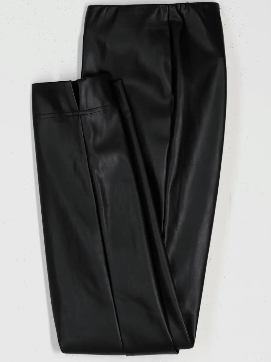 Pantalon en synthétique souple avec large ceinture élastique