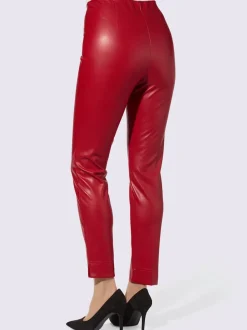 Pantalon en synthétique souple avec large ceinture élastique