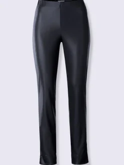 Pantalon en synthétique souple avec large ceinture élastique