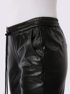 Pantalon en synthétique synthétique joliment brillant