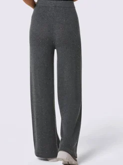 Pantalon en tricot avec laine et cachemire