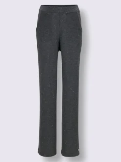 Pantalon en tricot avec laine et cachemire