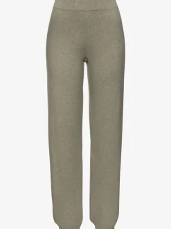 Pantalon en tricot doux avec ceinture élastique et jambes étroites