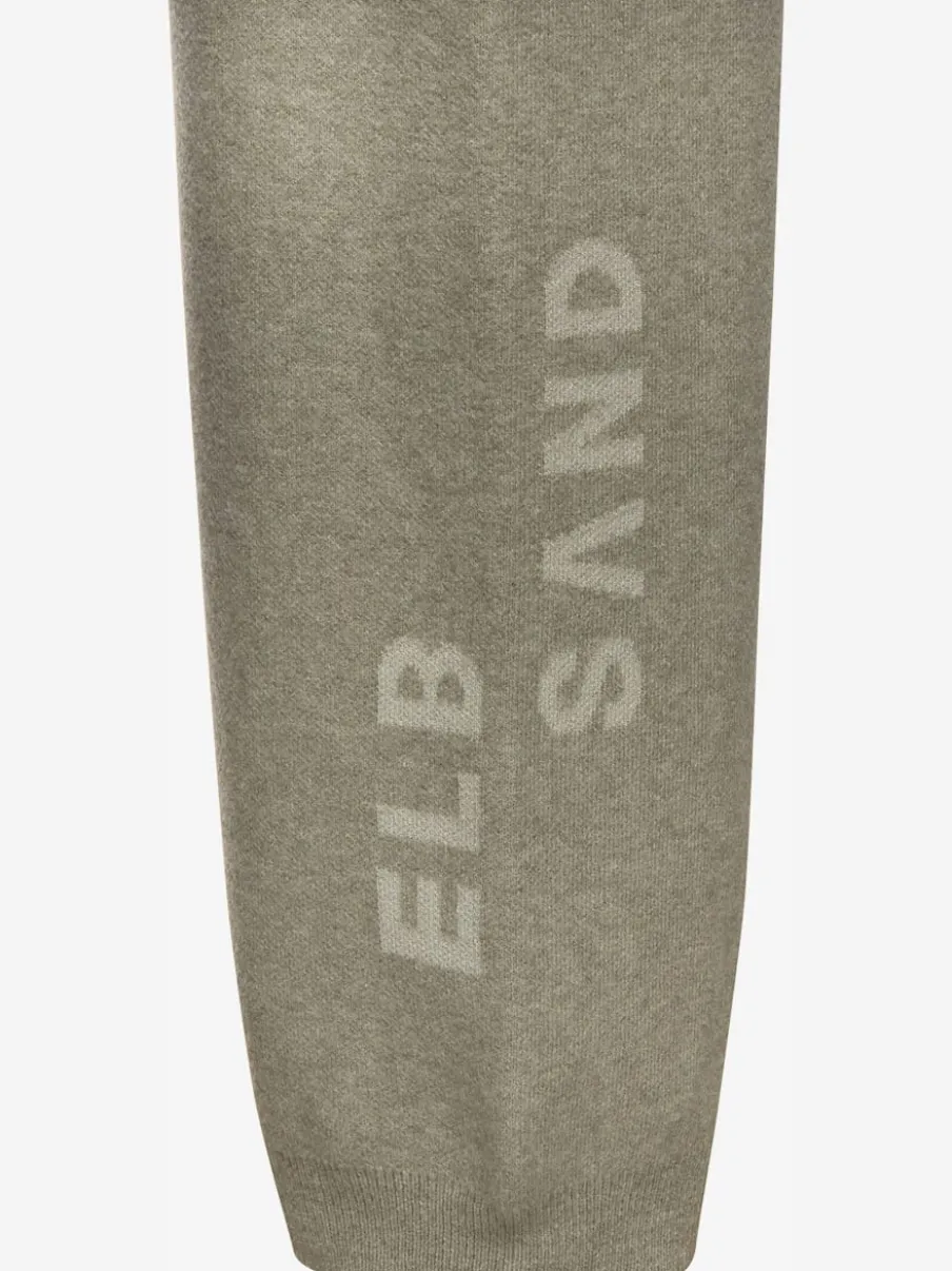 Pantalon en tricot doux avec ceinture élastique et jambes étroites