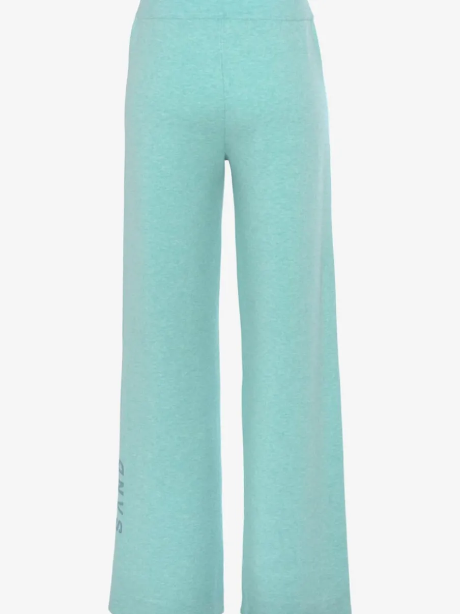 Pantalon en tricot doux avec ceinture élastique et jambes larges