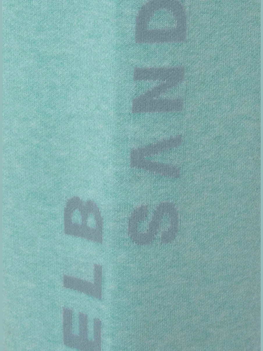Pantalon en tricot doux avec ceinture élastique et jambes larges