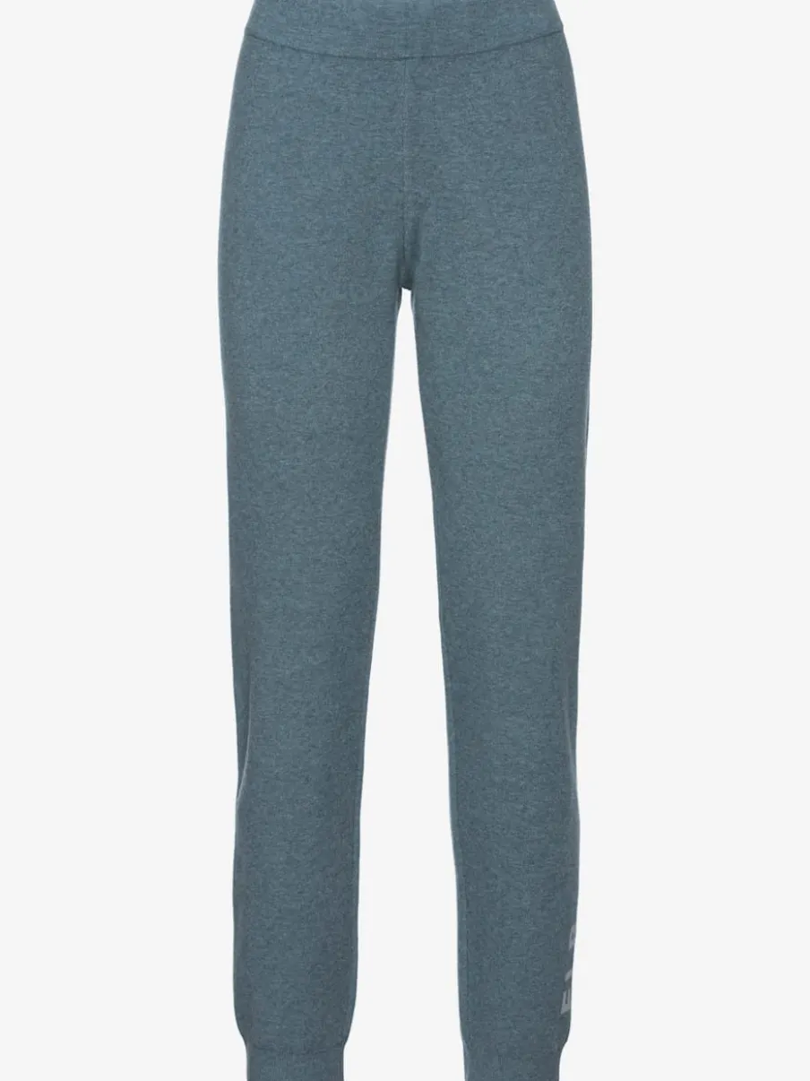 Pantalon en tricot doux à ceinture élastique et jambes étroites