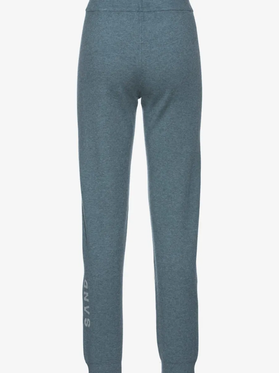 Pantalon en tricot doux à ceinture élastique et jambes étroites
