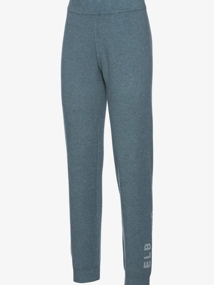 Pantalon en tricot doux à ceinture élastique et jambes étroites