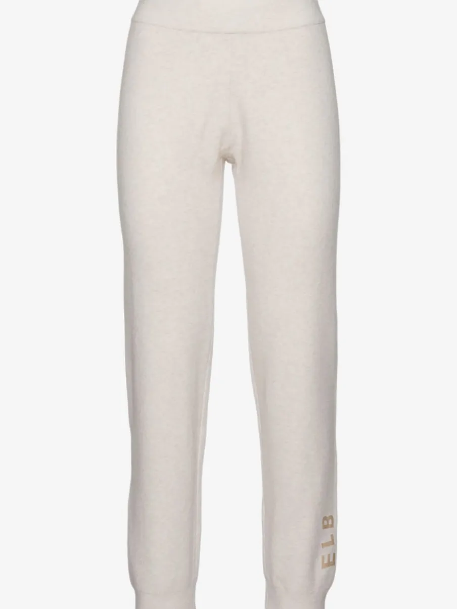 Pantalon en tricot doux à ceinture élastique et jambes étroites