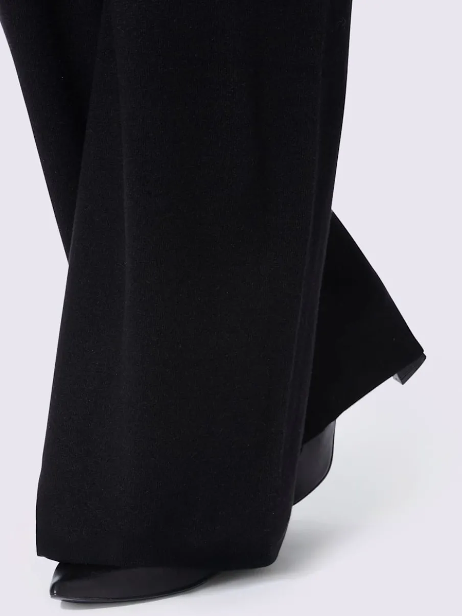 Pantalon en tricot mélange de viscose doux