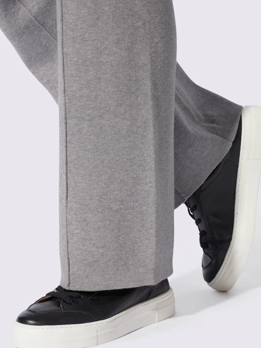Pantalon en tricot nervures affinantes