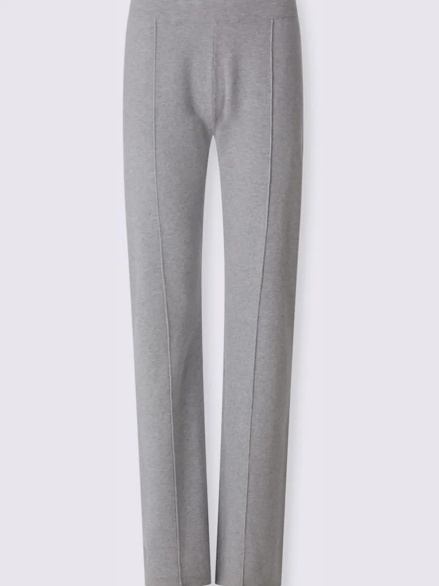 Pantalon en tricot nervures affinantes