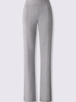 Pantalon en tricot nervures affinantes