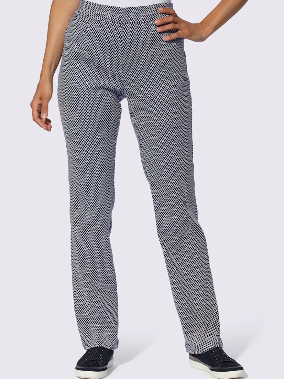 Pantalon extensible avec poches et ceinture élastique