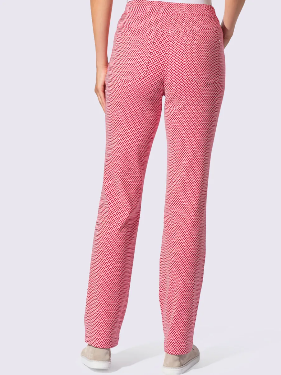 Pantalon extensible avec poches et ceinture élastique