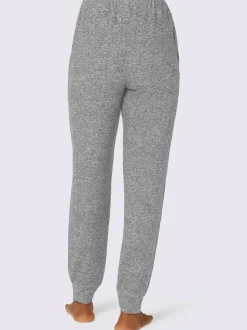 Pantalon femme décontracté tricot fin avec poches pratiques