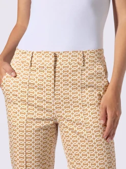 Pantalon imprimé avec poches latérales en coton biologique