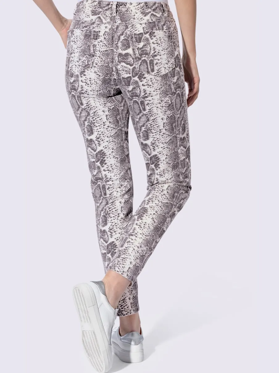 Pantalon imprimé motif animal tendance