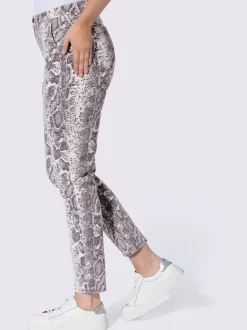 Pantalon imprimé motif animal tendance