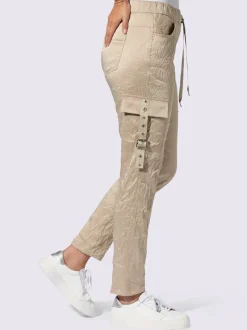 Pantalon jogging à poches cargo avec taille extensible
