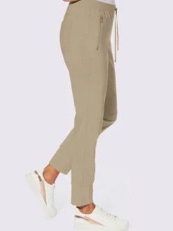 Pantalon jogpant avec ceinture élastique et poches à glissière
