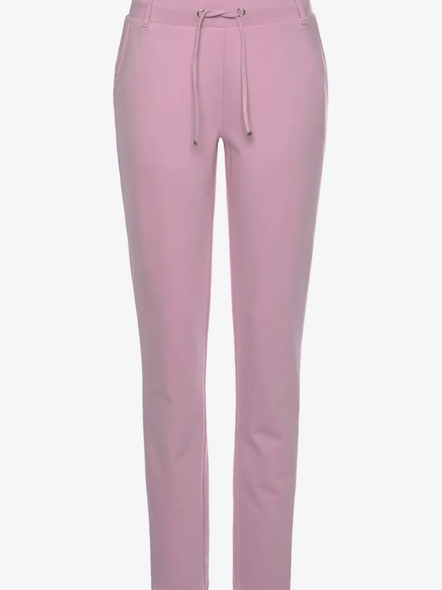 Pantalon jogpant avec poches latérales et lien ajustable