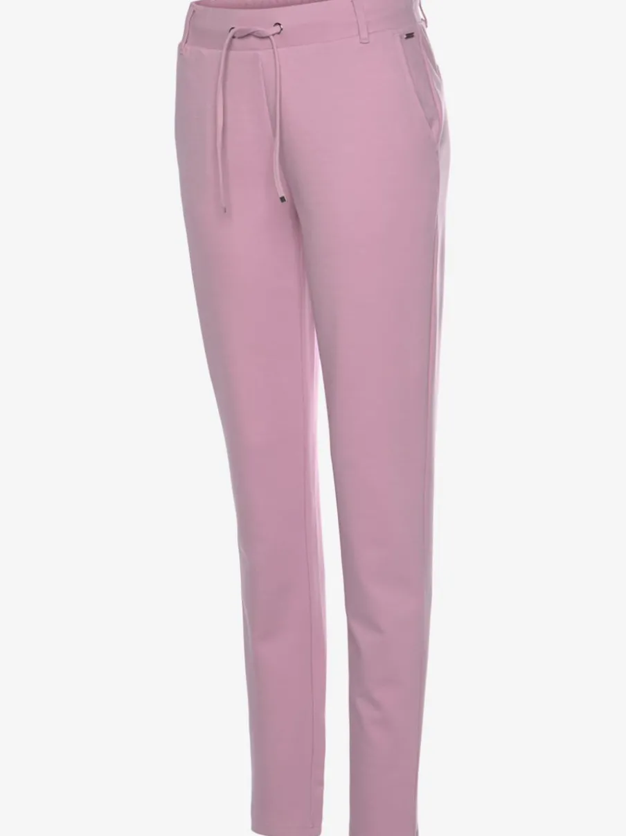 Pantalon jogpant avec poches latérales et lien ajustable