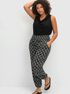 Pantalon jogpant ceinture smockée