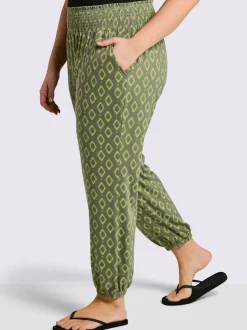 Pantalon jogpant ceinture smockée