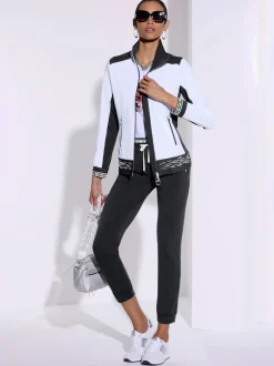 Pantalon jogpant à double ceinture avec poches zippées
